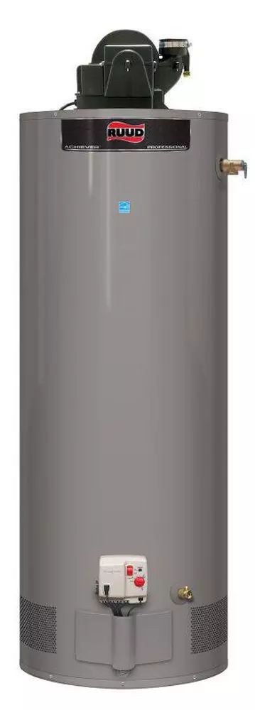 Ruud Residential Natural Gas: 50 Gallon 6-Year, Power Vent - Professional Achiever Ruud Residential Natural Gas: 50 Gallon 6-Year, Power Vent - Professional Achiever