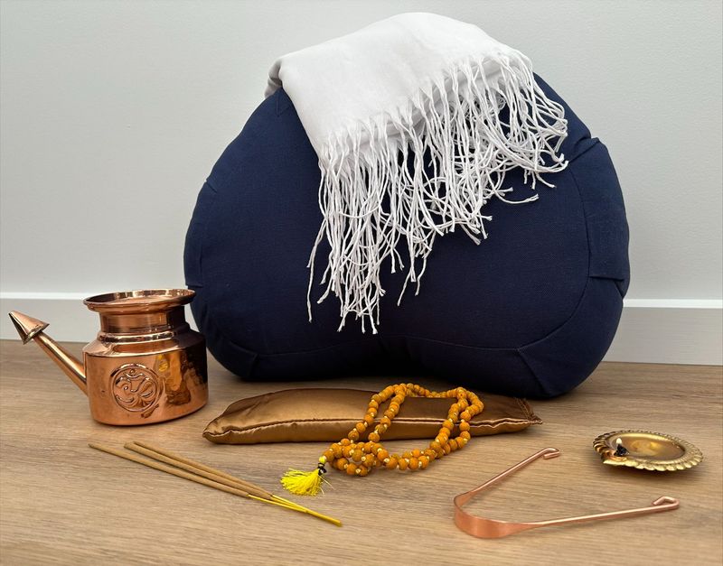 Tusli mala beads