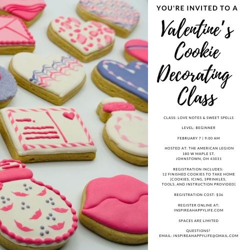 Love Notes &amp; Sweet Spells - Valentine’s Cookie Class