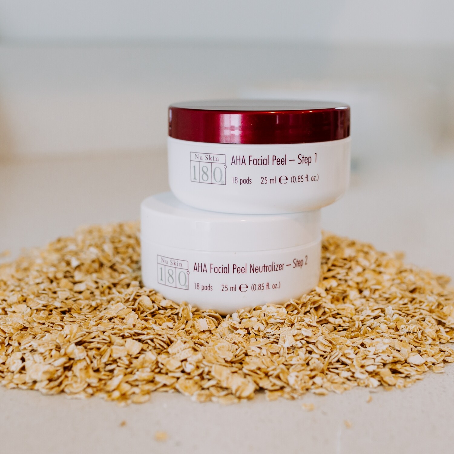AHA Facial Peel and Neutralizer Pads