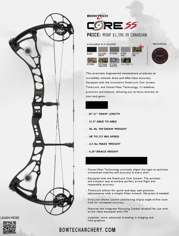 Bowtech Core SS Compound Bow