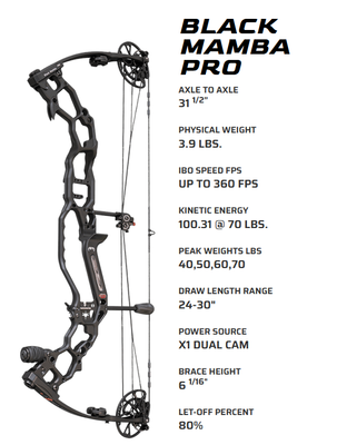 APA Archery Black Mamba Pro Compound Bow