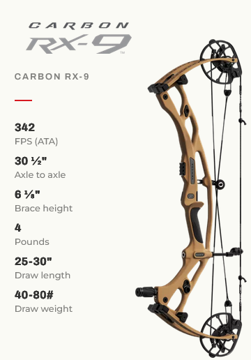 Hoyt RX9 Carbon Compound Bow Tombstone Grey