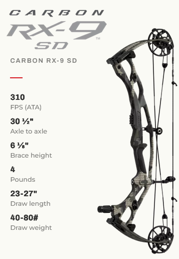 Hoyt RX9 SD (Short Draw) Carbon Compound Bow