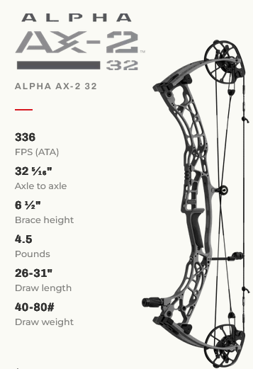 Hoyt Alpha AX-2 32 Compound Bow