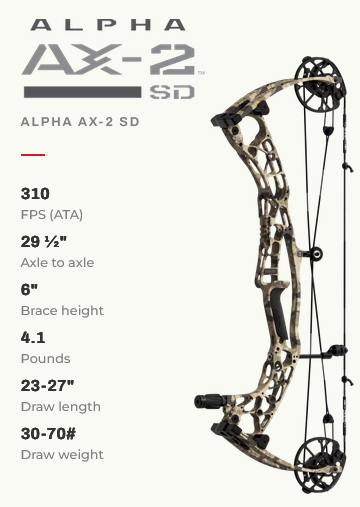 Hoyt Alpha AX-2 SD (Short Draw) Compound Bow