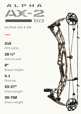 Hoyt Alpha AX-2 SD (Short Draw) Compound Bow