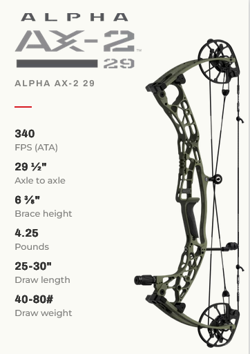 Hoyt Alpha AX-2 29 Compound Bow