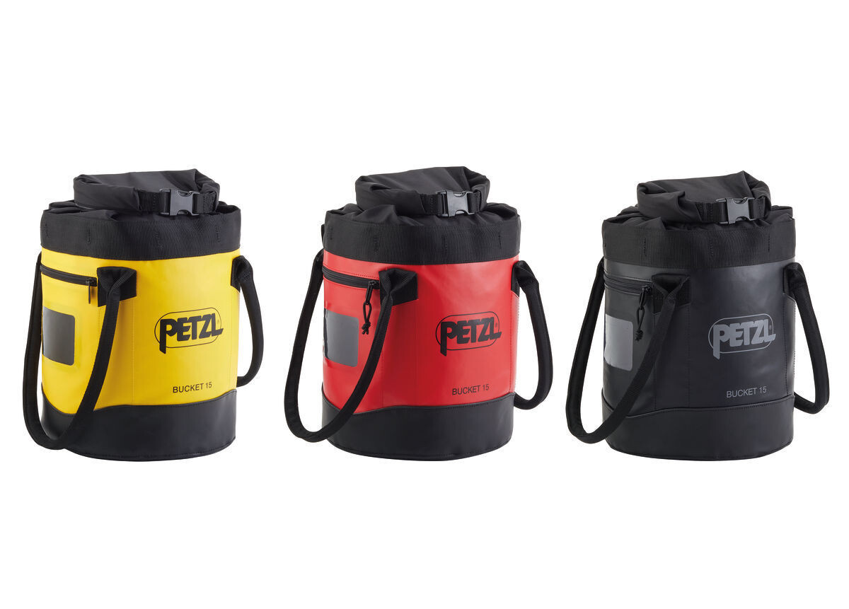 BUCKET PETZL, Capacità: 15L, Colori: Nero