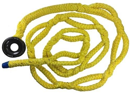 Cinghia di ancoraggio con anelli impiombati