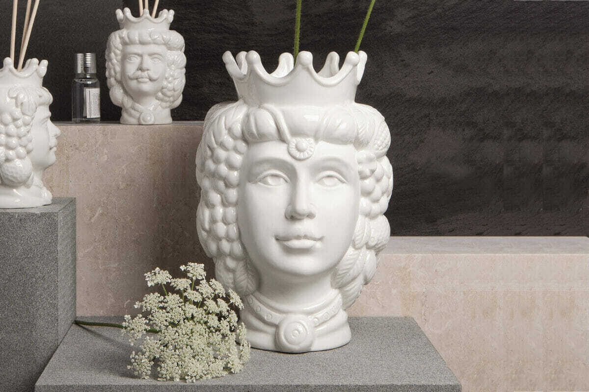 Claraluna - Vaso testa di moro 20195