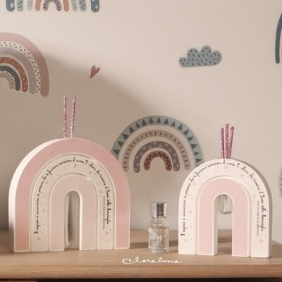 Claraluna - Profumatore Arcobaleno rosa con kit essenza 23365