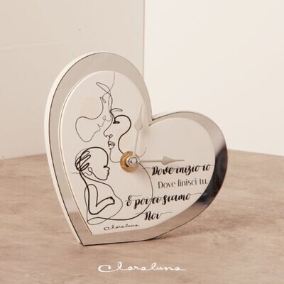 Orologio Cuore con Famiglia 23651 Claraluna