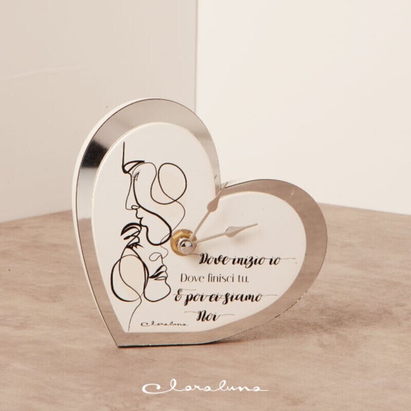 Orologio Cuore con Coppia 23641 Claraluna