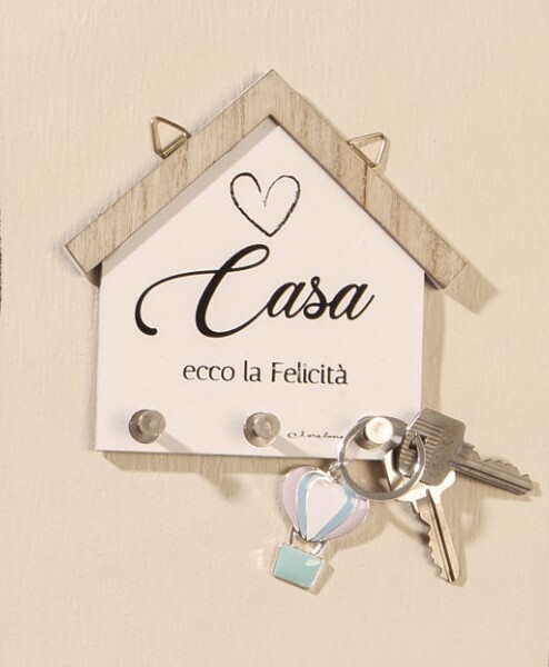 Claraluna - Appendichiavi casetta in legno 23662