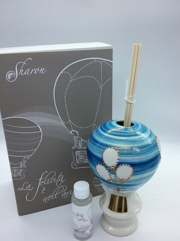 Sharon - Profumatore Mongolfiera "Happy blu"