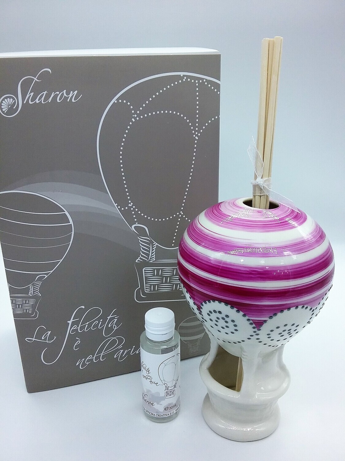 Sharon - Profumatore Mongolfiera "Lollipop Fuxia"