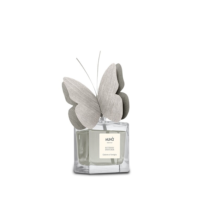 Muhà - Diffusore Farfalla "Cotone e Vaniglia" 50ml