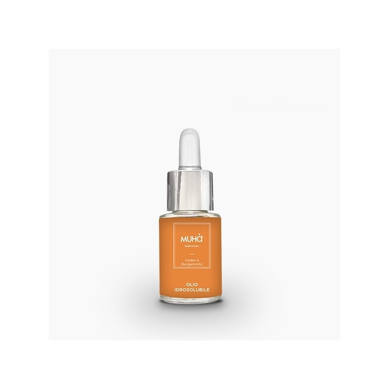 Olio idrosolubile "Cedro e Bergamotto" 15ml Muhà