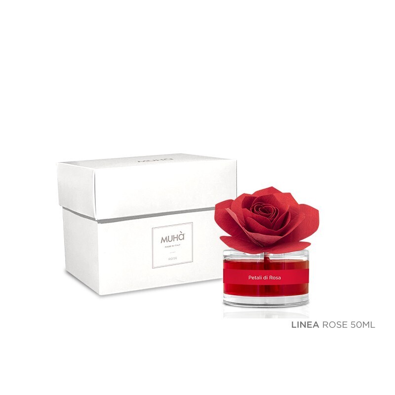 Muhà - Diffusore Rosa "Petali di rosa" 50ml