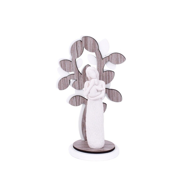 Bongelli Preziosi Scultura Mamma con Bimbo e Albero Della Vita