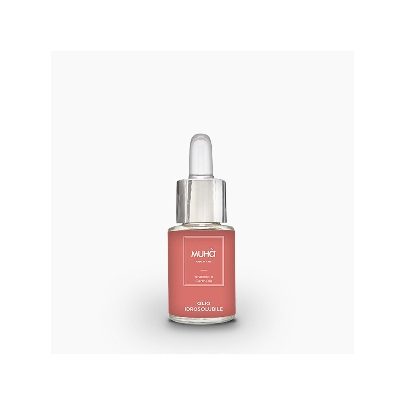 Olio idrosolubile "Arancio e Cannella" 15ml Muhà