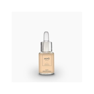 Olio idrosolubile "Vaniglia e Ambra Pura" 15ml Muhà