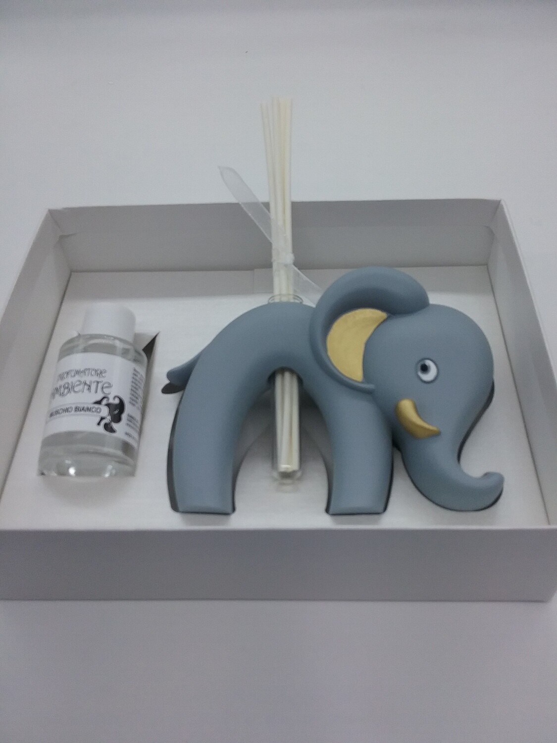 Bongelli Preziosi Profumatore Elefante, Colore: Carta da zucchero e oro