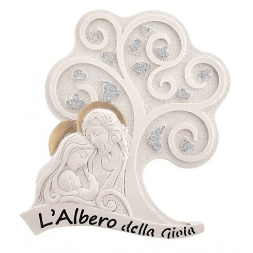 Bongelli Preziosi Albero Della Gioia Sacra Famiglia ME1242, Colore: Argento