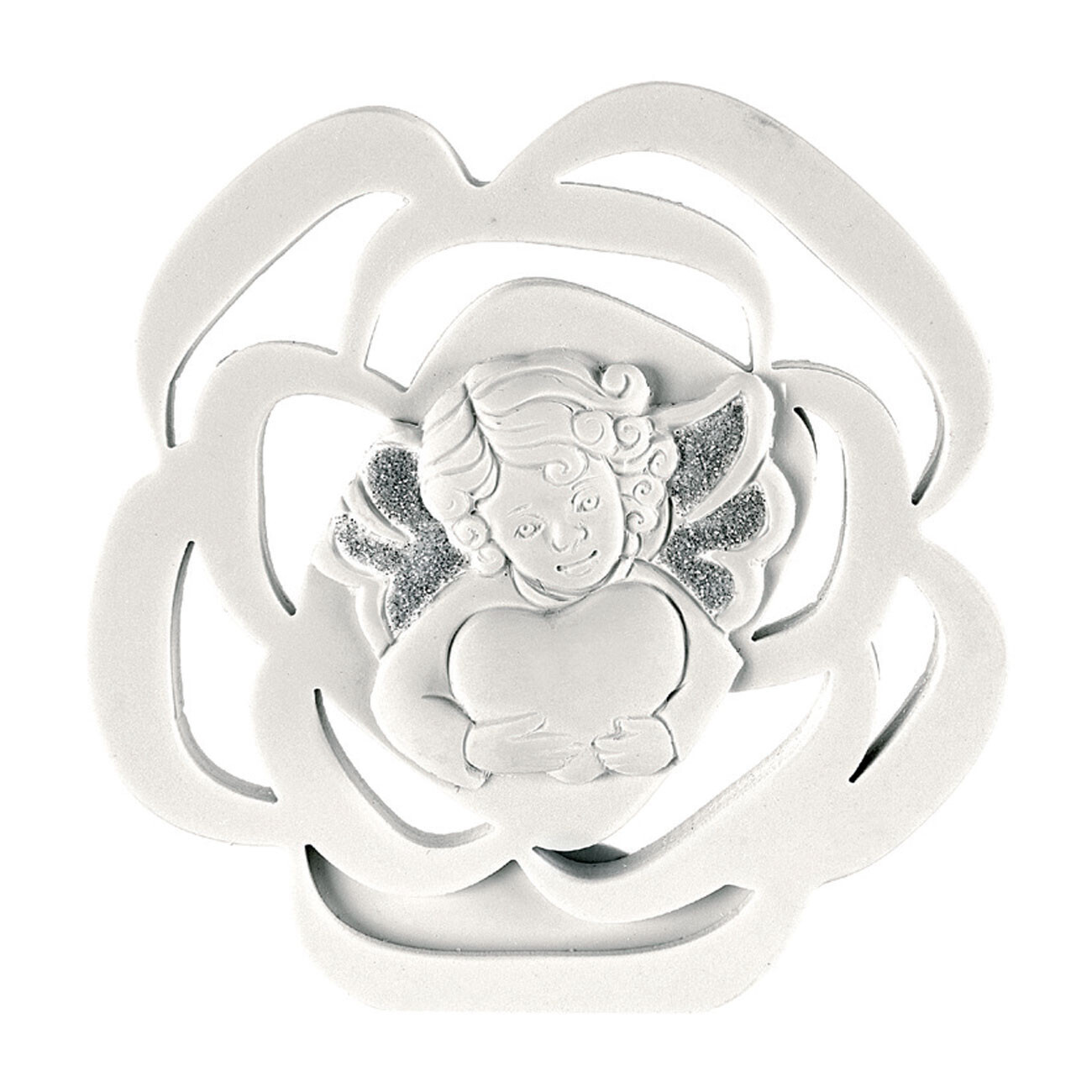 Bongelli Preziosi - Icona Rosa Angelo ME1444, Colore: Argento