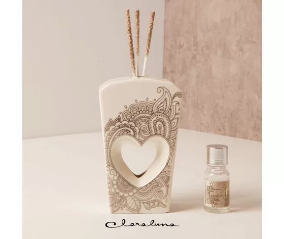 Claraluna - Profumatore grande cuore traforato