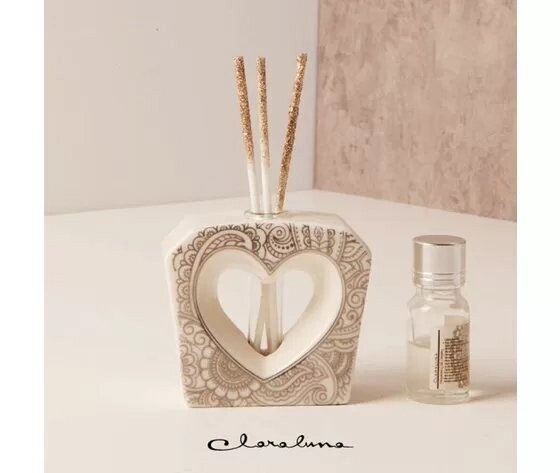 Claraluna - Profumatore piccolo cuore traforato