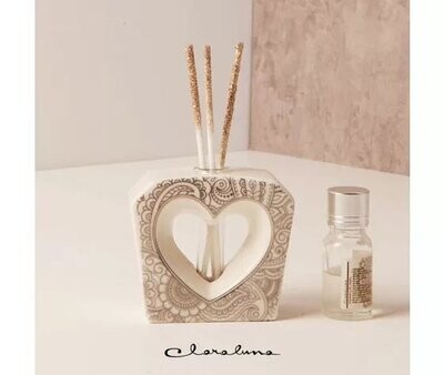 Claraluna - Profumatore piccolo cuore traforato