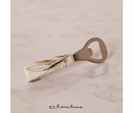 Apribottiglie con decorazioni foglie 23045 Claraluna
