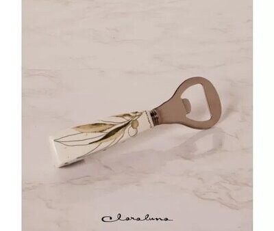 Apribottiglie con decorazioni foglie 23045 Claraluna