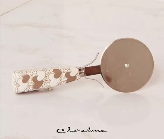 Rotella per pizza con decorazioni cuori 23037 Claraluna