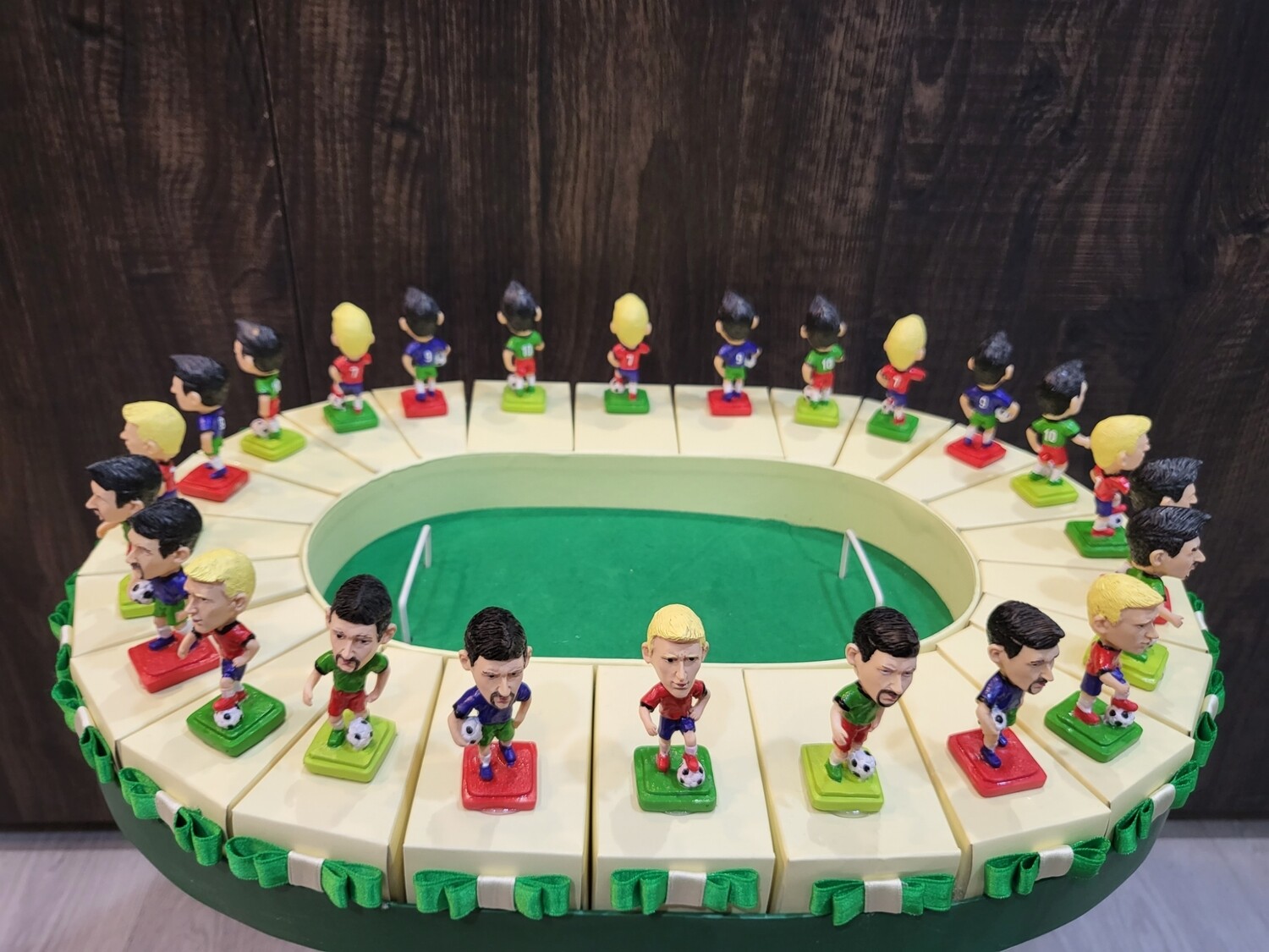 torta con calciatori 24 pezzi