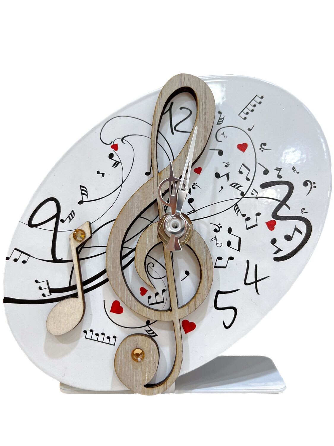 Orologio in metallo Musica - Negò, Dimensioni: Piccolo