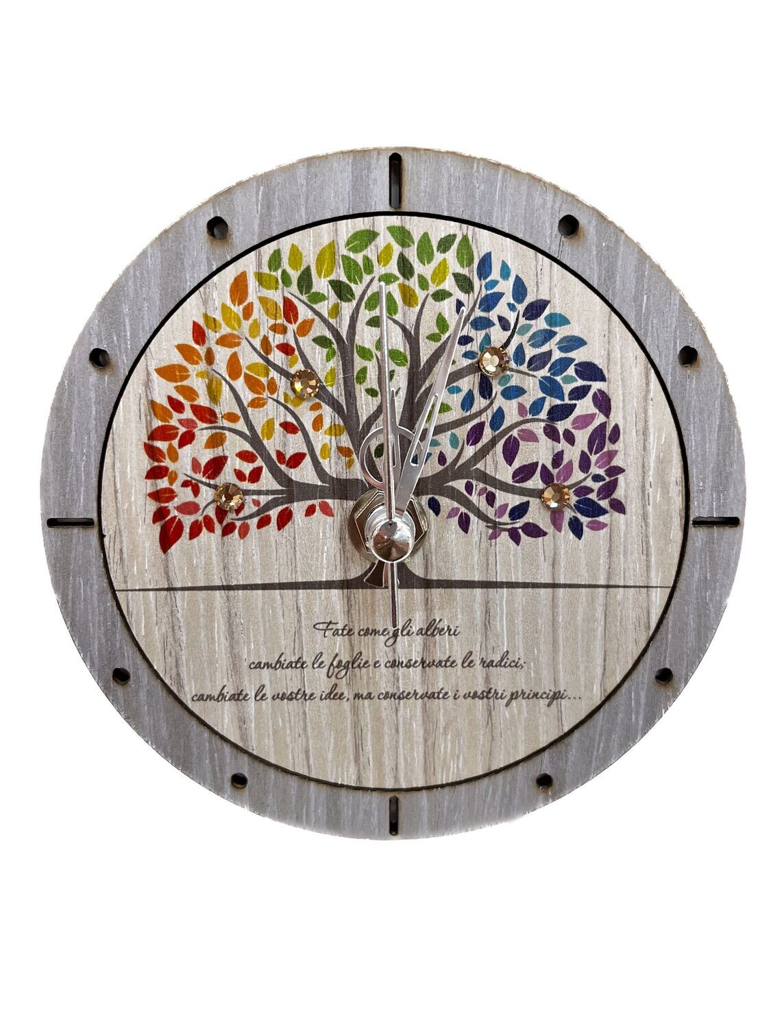 Orologio in legno serie Albero Colore ALC-03 – Negò