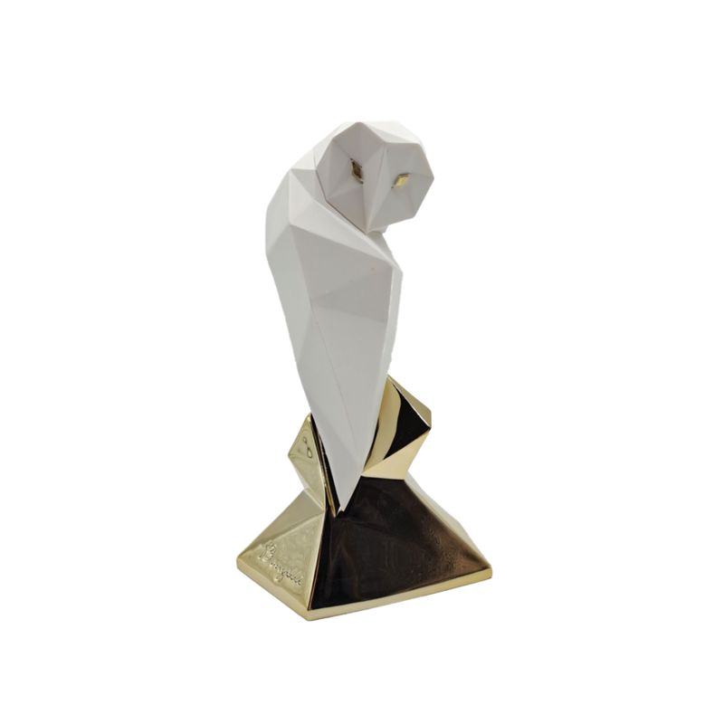 Bongelli Preziosi - Gufo stilizzato bianco e oro