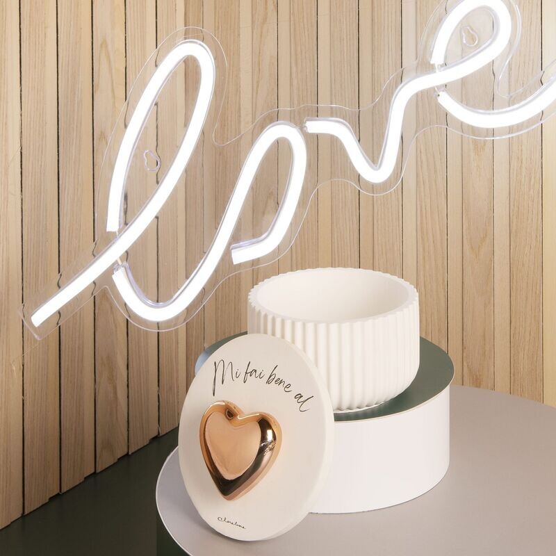 Claraluna - Scatola Grande con Cuore Oro Rosa 24114