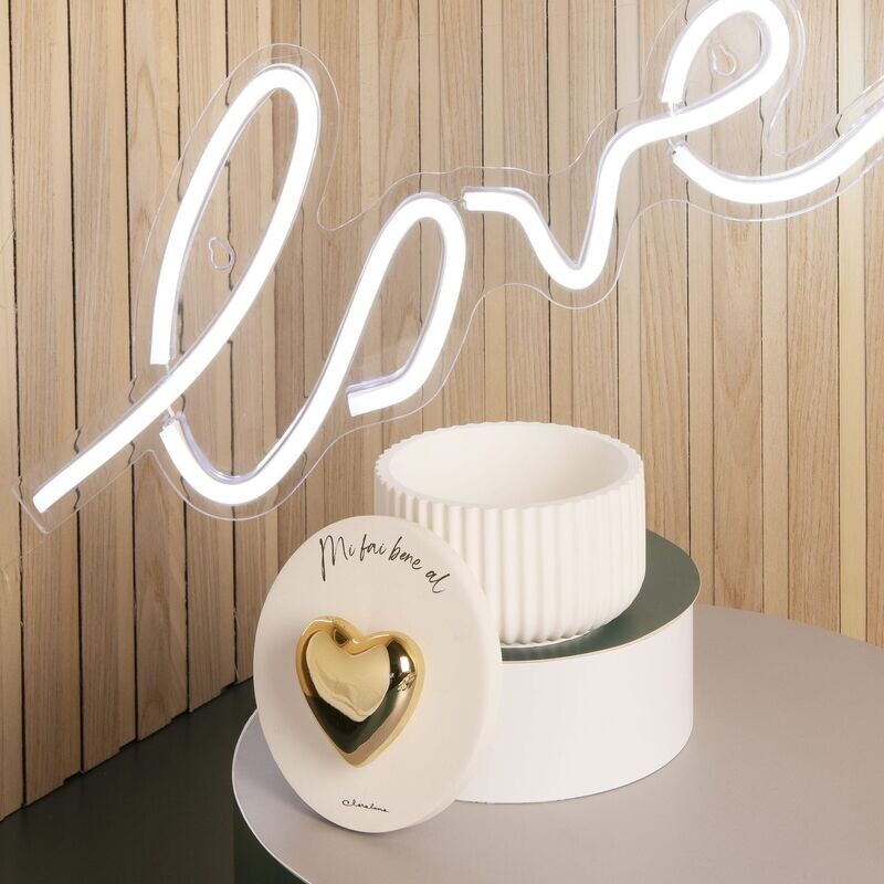 Claraluna - Scatola Grande con Cuore Oro 24116