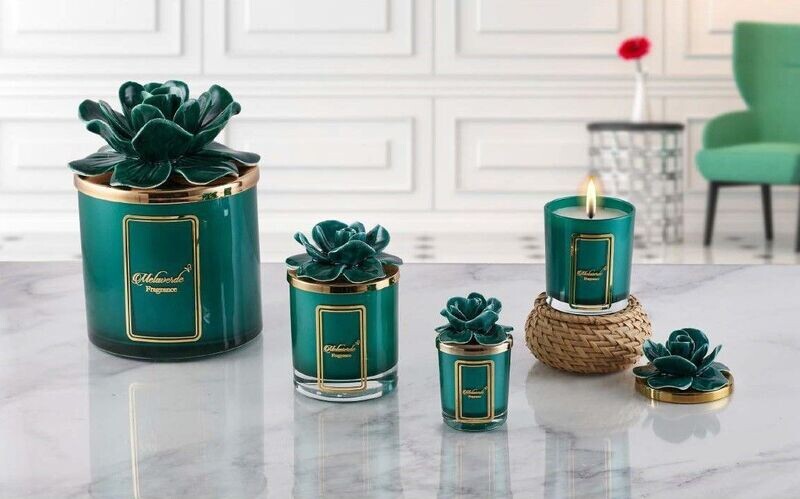 Melaverde - Candela con Rosa Verde