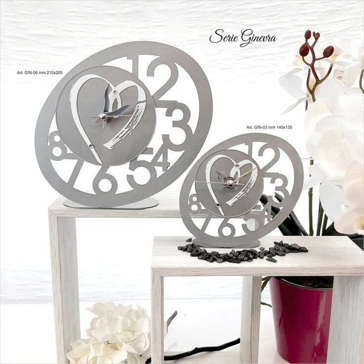 Negò - Orologio Ovale Argento con Stampa