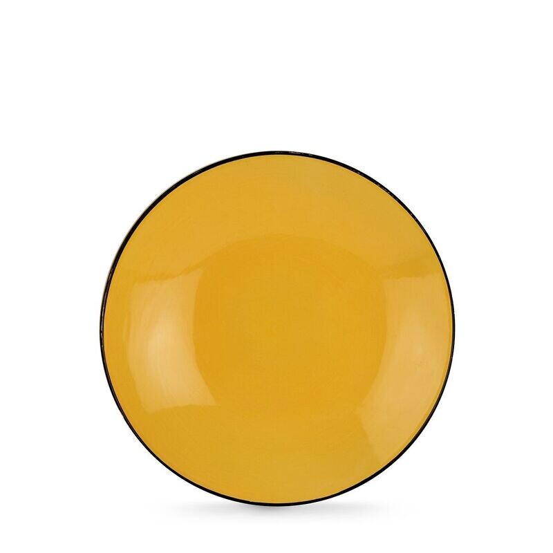 Egan - Set 6 Piatti Fondi Cocoricò Giallo DM 21