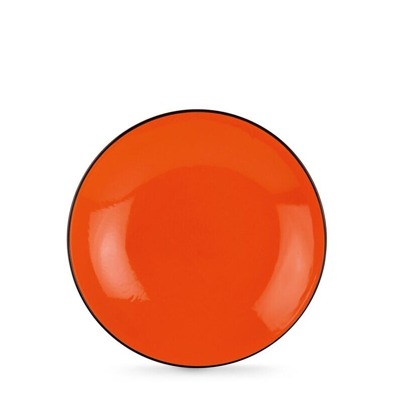 Egan - Set 6 Piatti Fondi Cocoricò Arancio DM 21