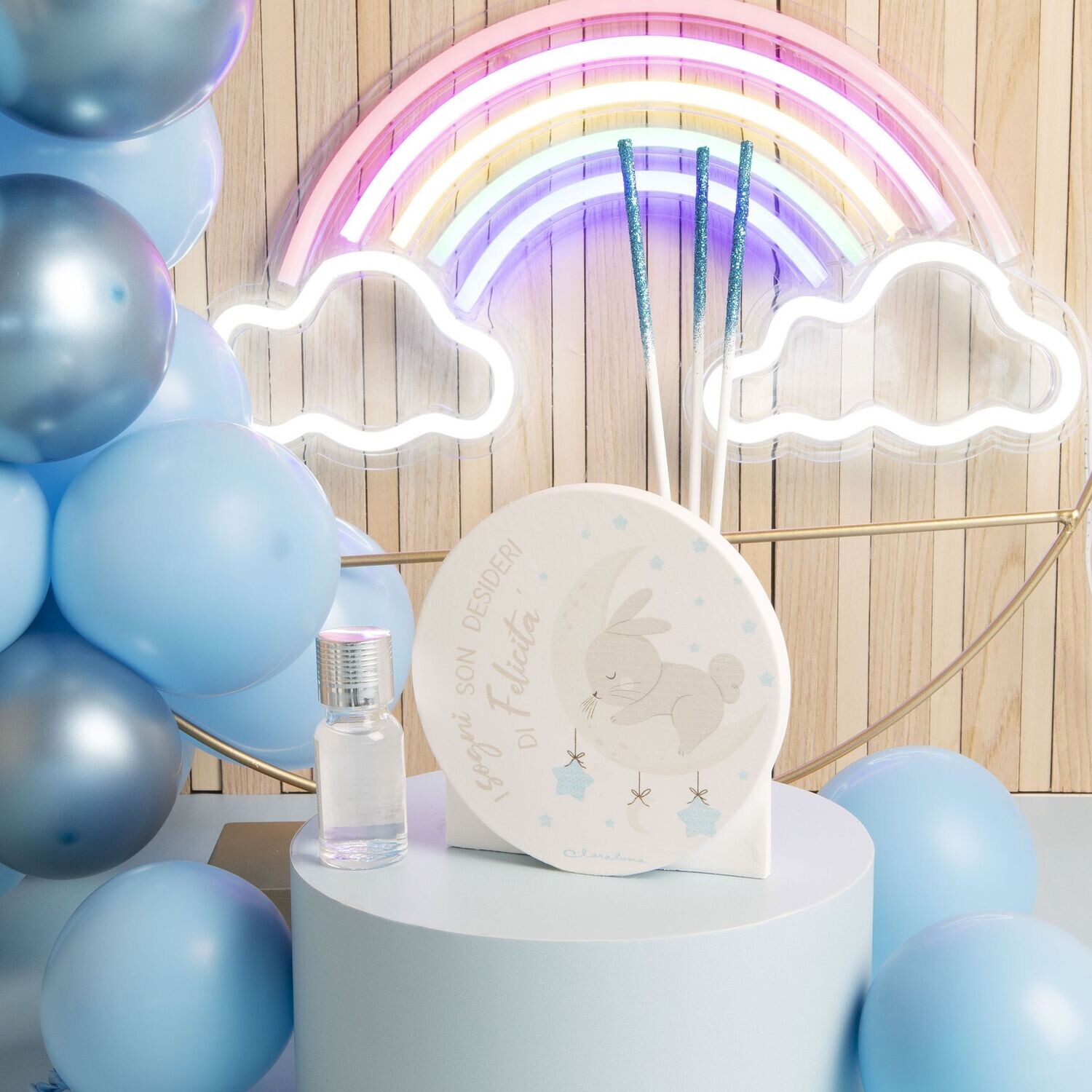 Claraluna - Diffusore con coniglietto azzurro 24914