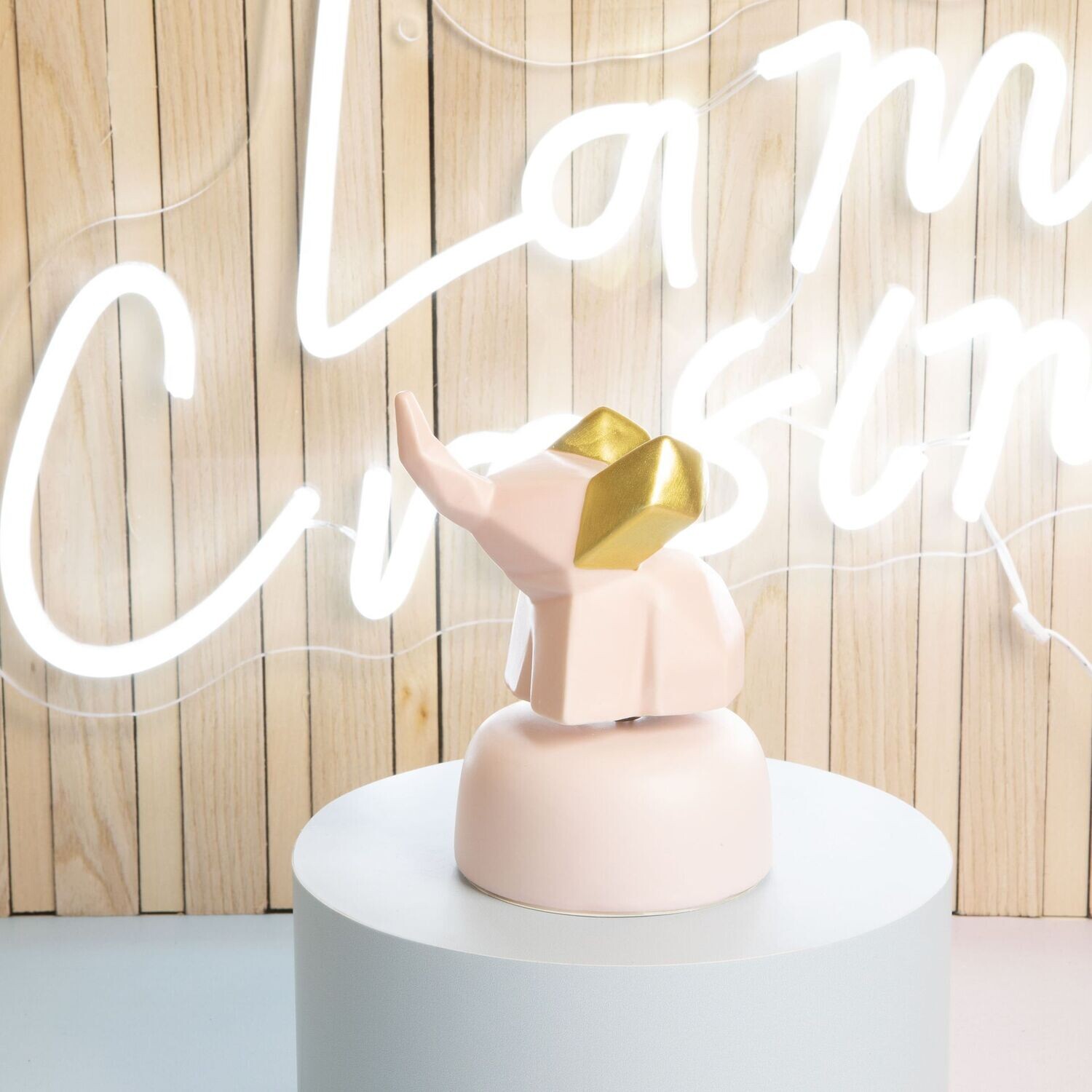 Claraluna - Carillon elefante rosa 24963