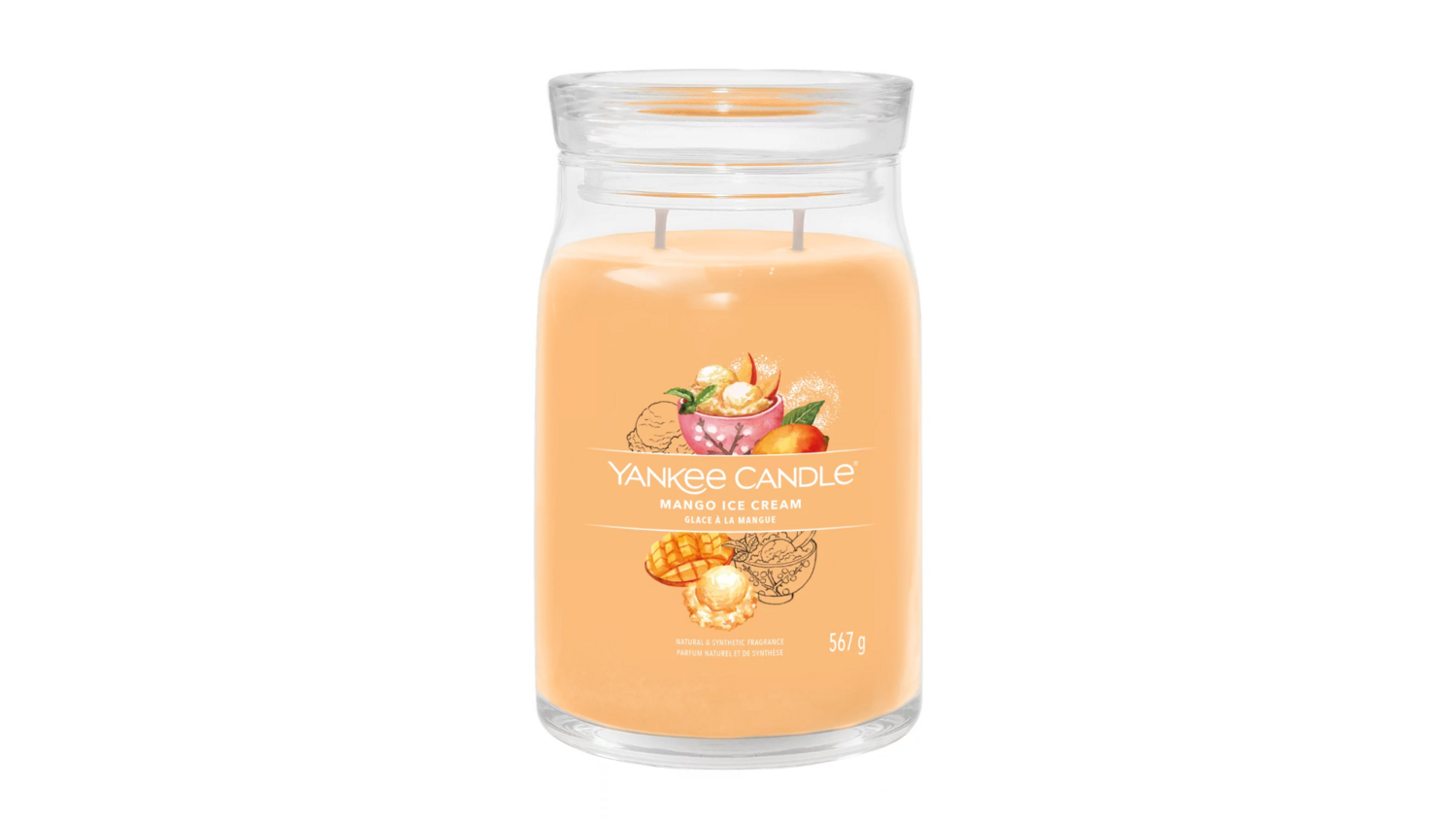 Yankee Candle - Candela Grande "Mango Ice Cream"