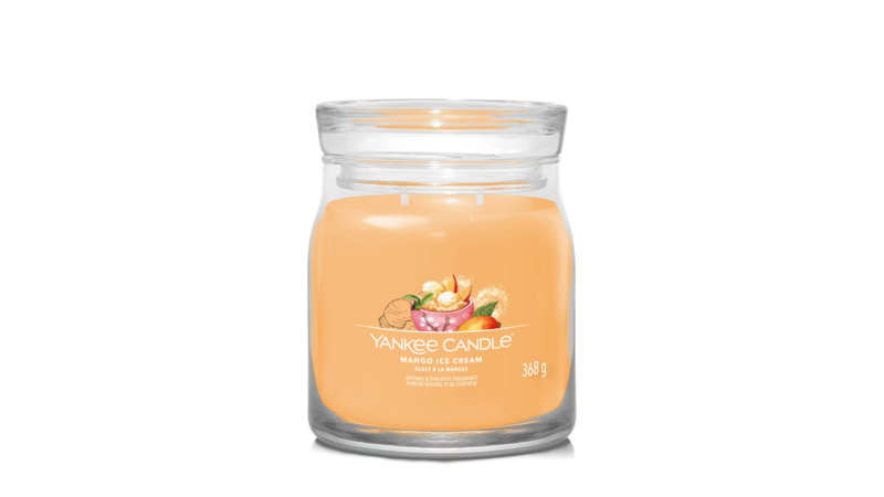 Yankee Candle - Candela Media "Mango Ice Cream"